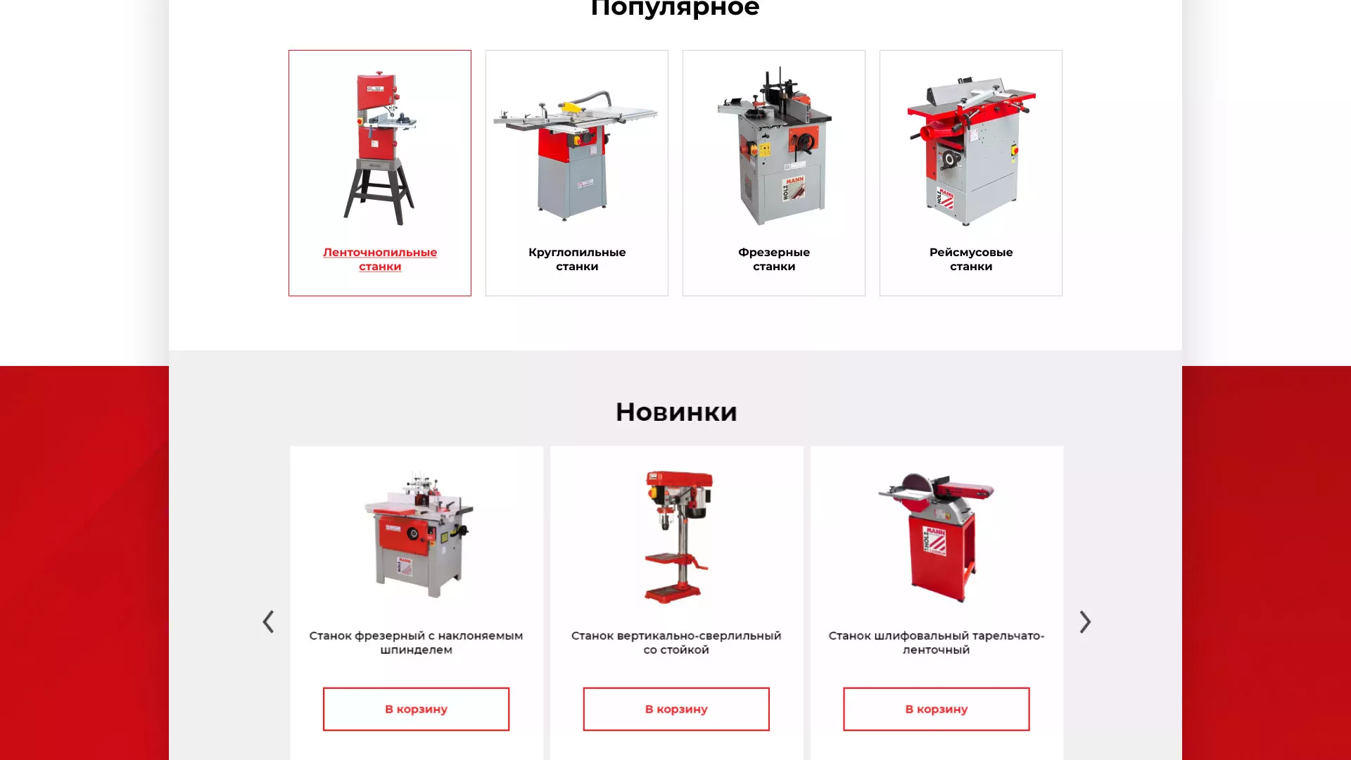 Создание сайта компании «HOLZMANN Maschinen GmbH» в Галиче